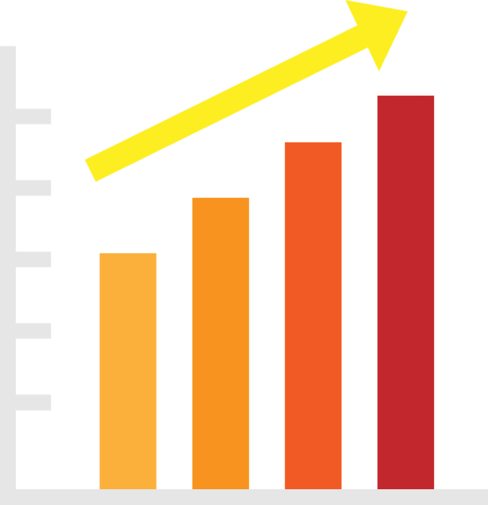 Free graph bar chart vector